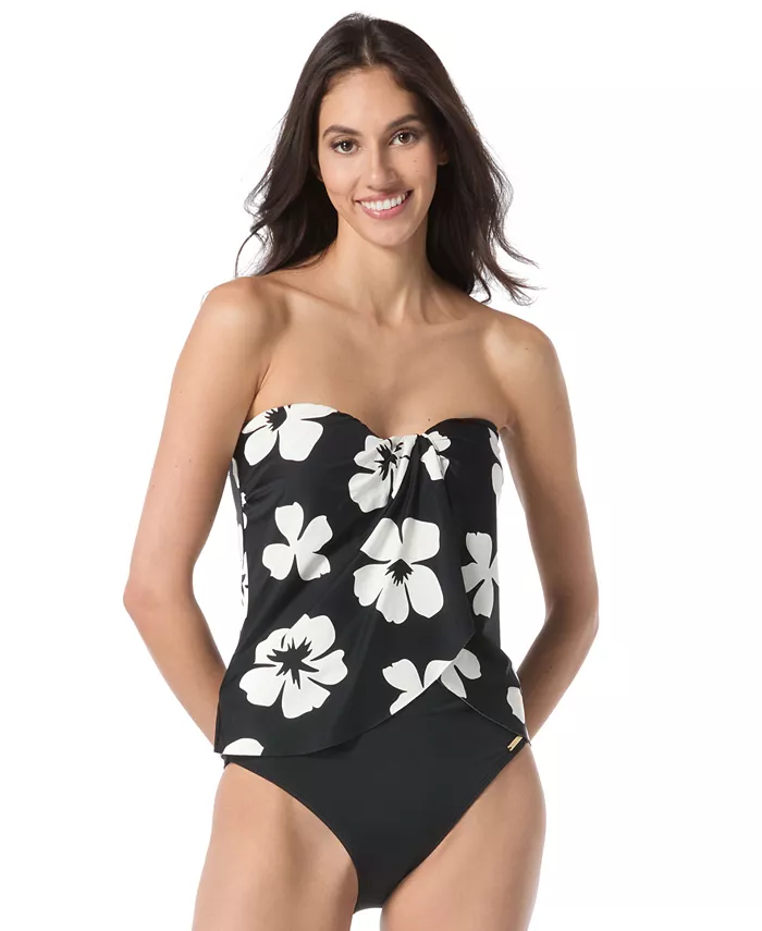 Женский топ-танкини с цветочным принтом и драпировкой Vince Camuto, черный
Женский топ-танкини с цветочным принтом и драпировкой Vince Camuto, черный
