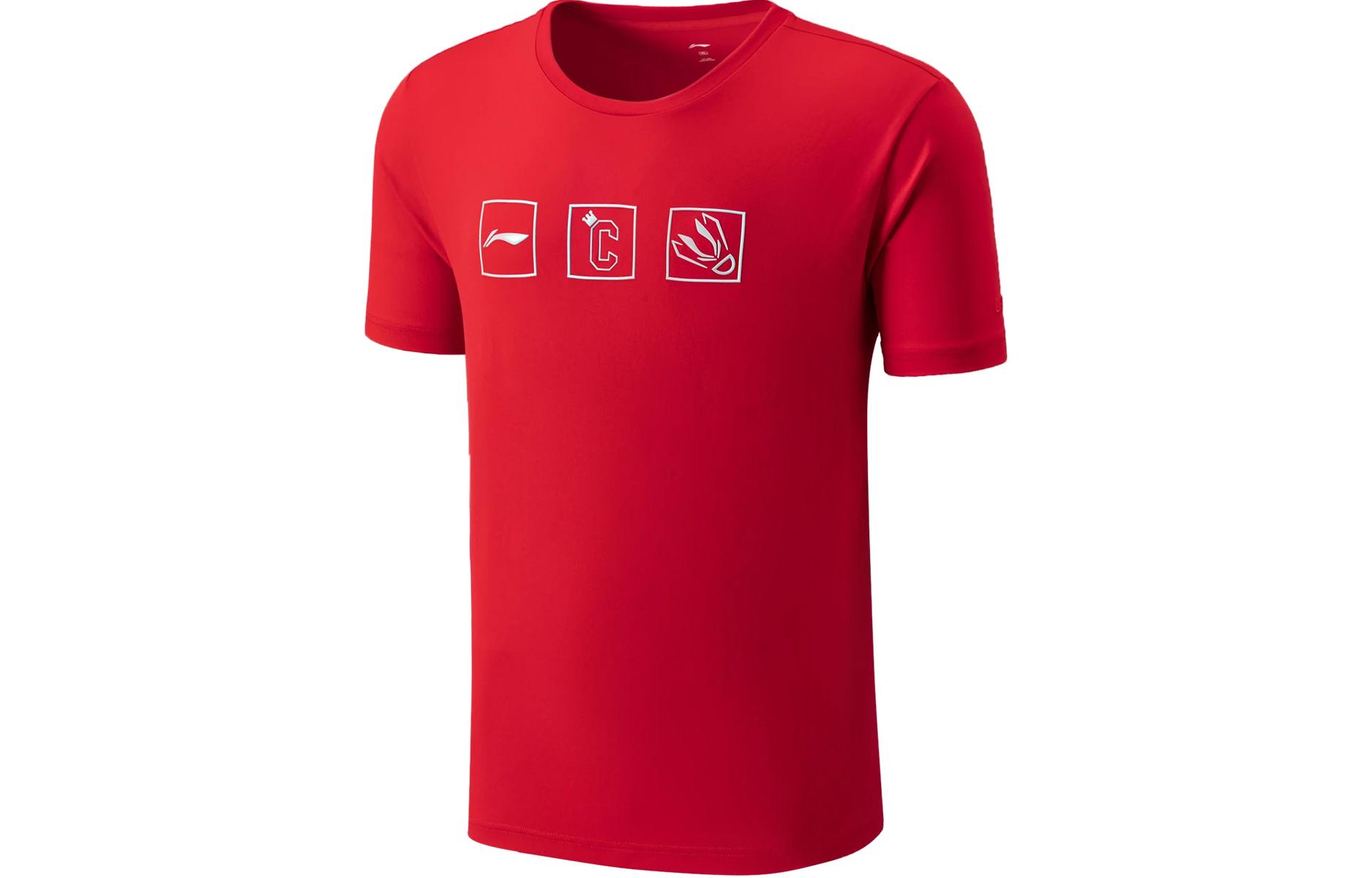 Футболка для бадминтона LiNing Unisex Bull Red 
Футболка для бадминтона LiNing Unisex Bull Red