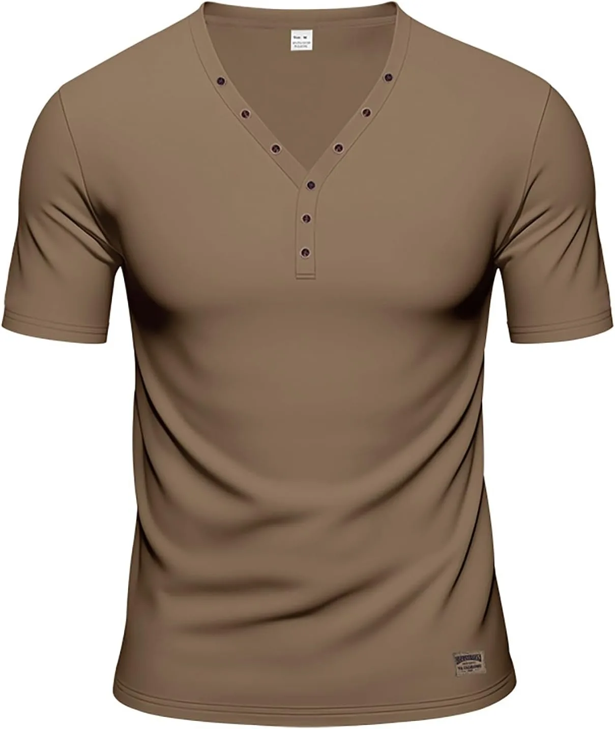 Мужская летняя футболка с V-образным вырезом, тонкая и дышащая
Мужская летняя футболка с V-образным вырезом, тонкая и дышащая