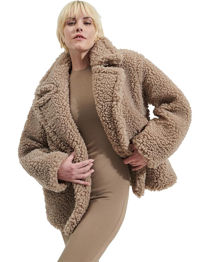 Пальто UGG Gertrude Short Teddy Coat, цвет Putty, Коричневый, Пальто UGG Gertrude Short Teddy Coat, цвет Putty
Пальто UGG Gertrude Short Teddy Coat, цвет Putty, Коричневый, Пальто UGG Gertrude Short Teddy Coat, цвет Putty