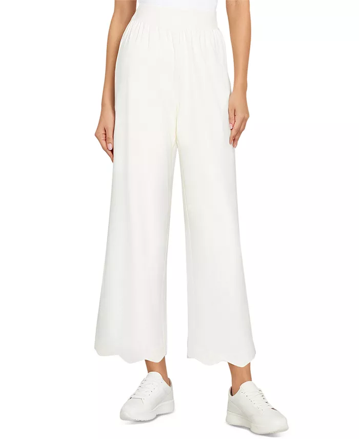 Женские брюки-клеш с высокой талией и кристаллами Three Dots, белый
Женские брюки-клеш с высокой талией и кристаллами Three Dots, белый