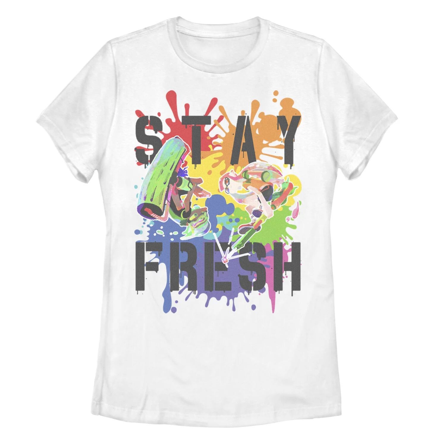 Футболка с логотипом Juniors' Splatoon Pride Stay Fresh с радужной краской Licensed Character
Футболка с логотипом Juniors' Splatoon Pride Stay Fresh с радужной краской Licensed Character