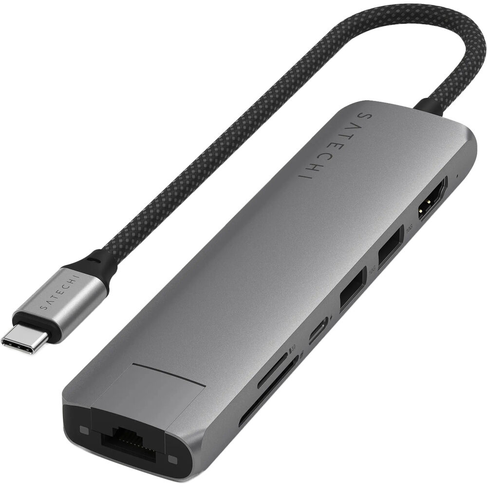 Док-станция Satechi Slim USB-C 7-in-1 Multi-Port Adapter ST-P7SM
Док-станция Satechi Slim USB-C 7-in-1 Multi-Port Adapter ST-P7SM
