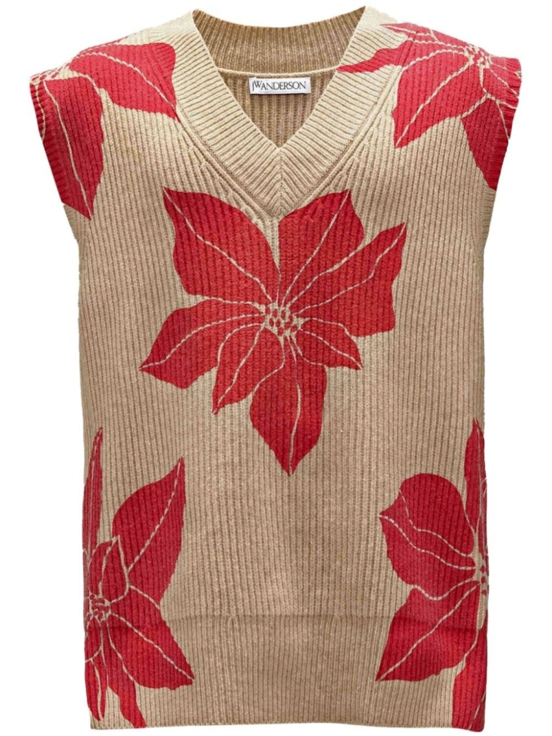 JW Anderson джемпер без рукавов с цветочным принтом, нейтральный цвет
JW Anderson джемпер без рукавов с цветочным принтом, нейтральный цвет