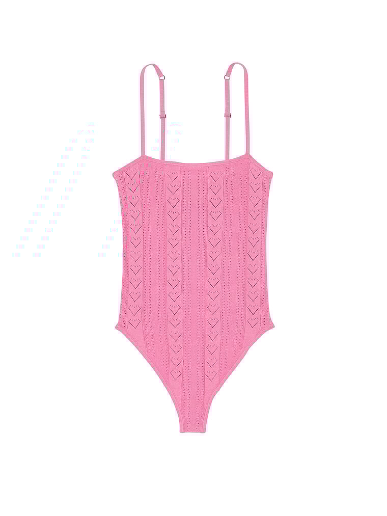 Роскошный боди с ажурным узором в форме сердца Victoria'S Secret, розовый
Роскошный боди с ажурным узором в форме сердца Victoria'S Secret, розовый