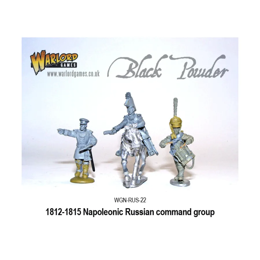 Русское наполеоновское командование 1812-1815 гг., Black Powder - Napoleonic Wars 1789-1815 - Russian (28mm)
Русское наполеоновское командование 1812-1815 гг., Black Powder - Napoleonic Wars 1789-1815 - Russian (28mm)