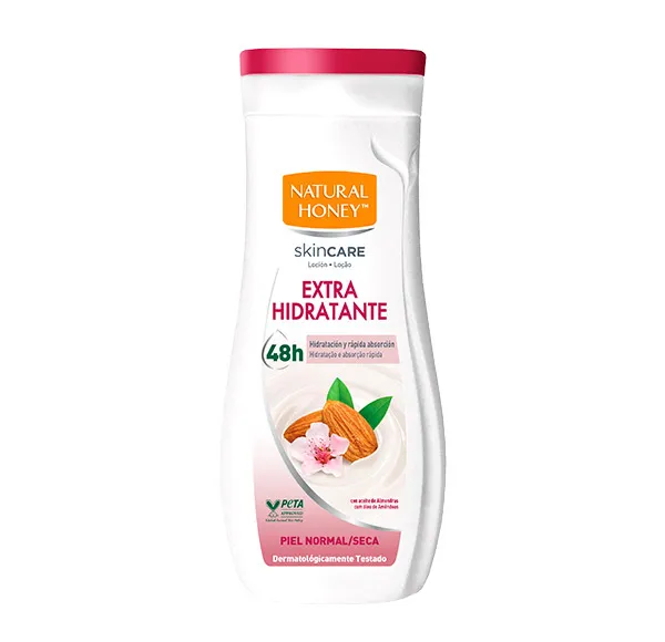 Лосьон для тела для нормальной и сухой кожи Extra Hidratación 48H Natural Honey, 330 ml
Лосьон для тела для нормальной и сухой кожи Extra Hidratación 48H Natural Honey, 330 ml