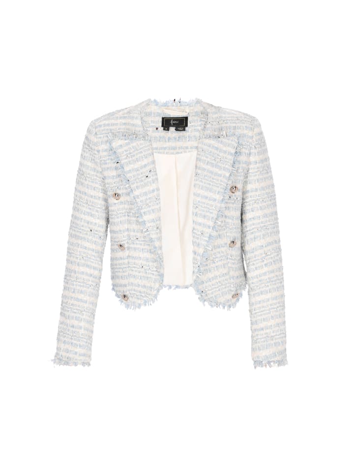 Faina Женский пиджак светло-голубого цвета
Faina Женский пиджак светло-голубого цвета