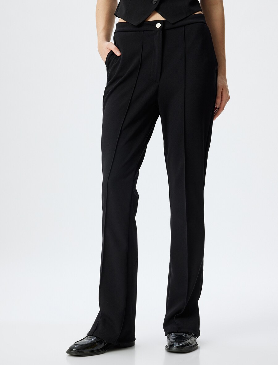 Обычные брюки Koton, черный
Обычные брюки Koton, черный