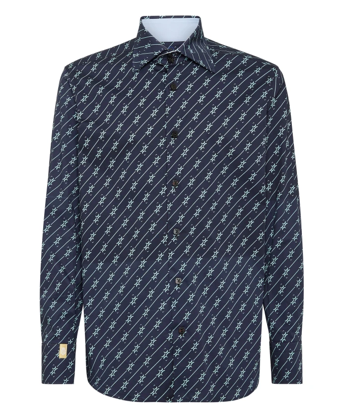 Хлопковая рубашка Billionaire, синий
Хлопковая рубашка Billionaire, синий