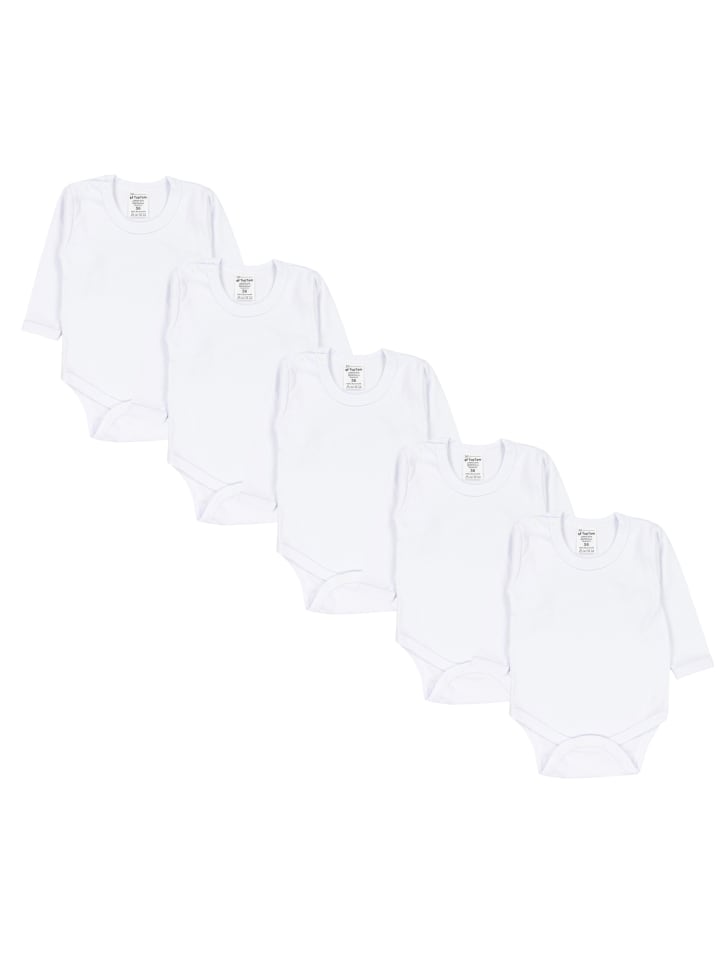 TupTam Детские боди с длинными рукавами для мальчиков, комплект из 5 штук, белого цвета
TupTam Детские боди с длинными рукавами для мальчиков, комплект из 5 штук, белого цвета