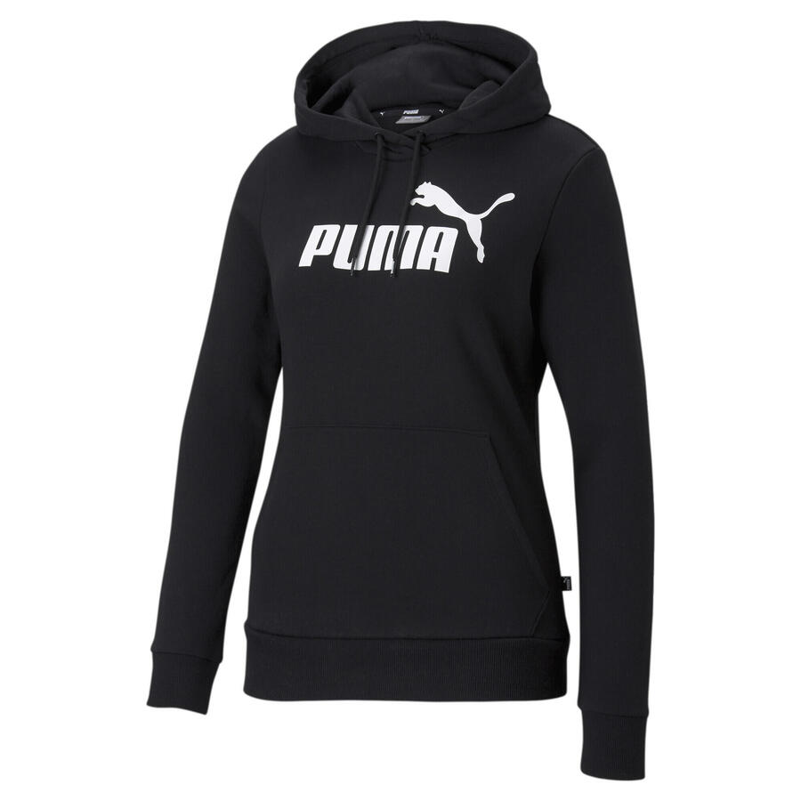 Женская толстовка с капюшоном Essentials Logo PUMA, черная
Женская толстовка с капюшоном Essentials Logo PUMA, черная