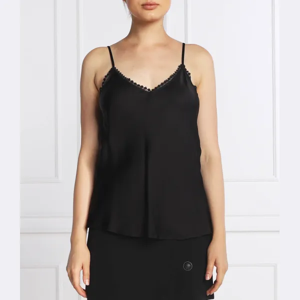 Топ стандартного кроя The Kooples, черный
Топ стандартного кроя The Kooples, черный