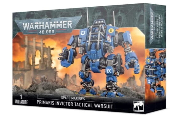 Warhammer 40K - Тактический Боевой Костюм Космических Десятков Примарис Инвиктор Games Workshop
Warhammer 40K - Тактический Боевой Костюм Космических Десятков Примарис Инвиктор Games Workshop