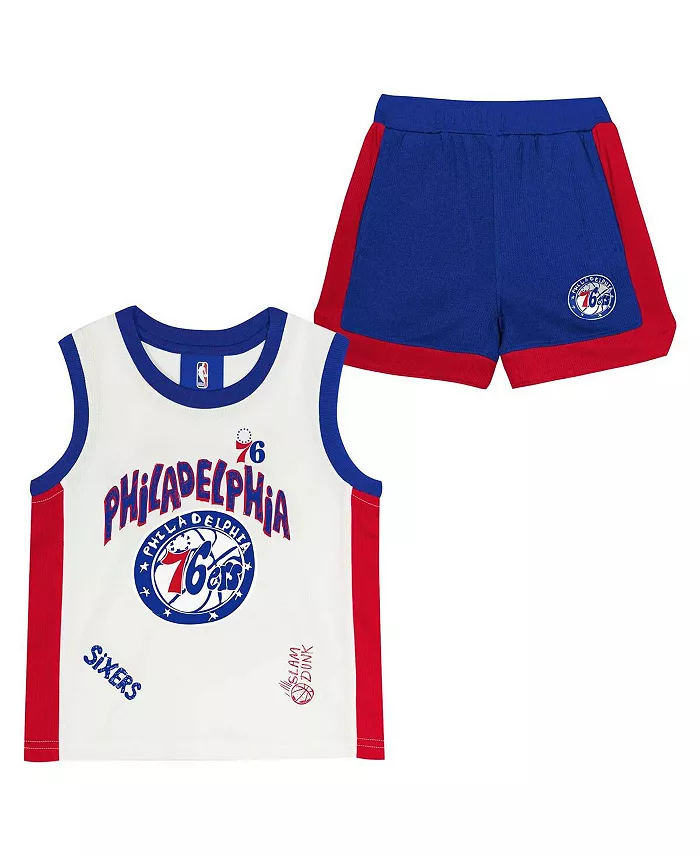 Детский сет из сетчатого топа и шорт Philadelphia 76ers Outerstuff
Детский сет из сетчатого топа и шорт Philadelphia 76ers Outerstuff