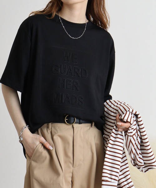 Футболка с тисненым логотипом A.N.L, черная
Футболка с тисненым логотипом A.N.L, черная