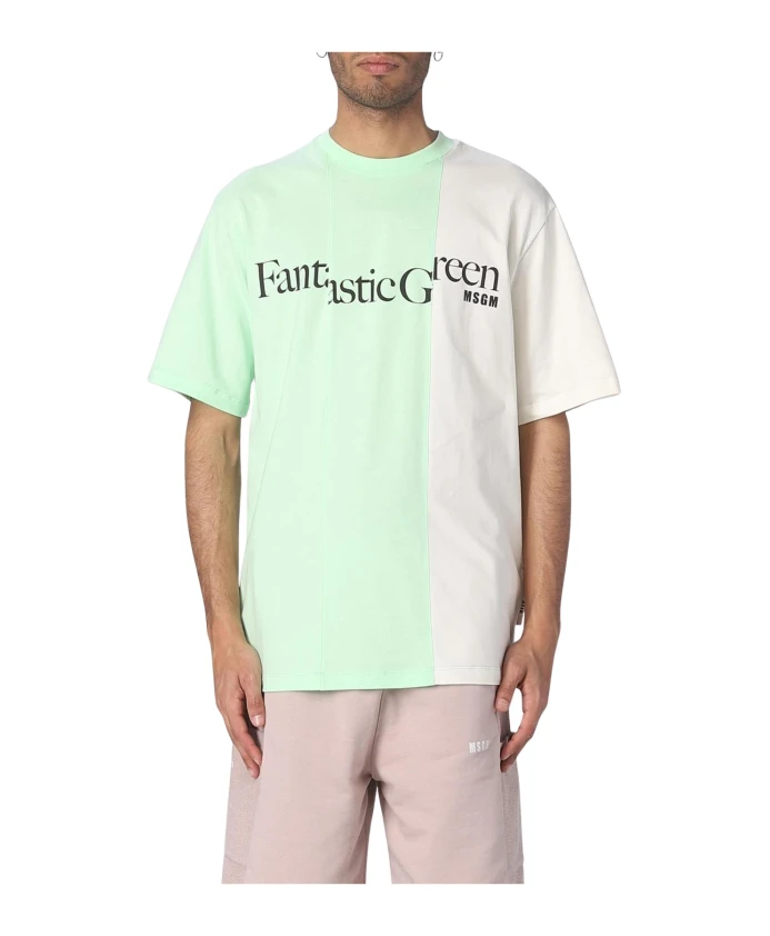 Футболка с коротким рукавом в стиле колор-блок Msgm, мультиколор
Футболка с коротким рукавом в стиле колор-блок Msgm, мультиколор