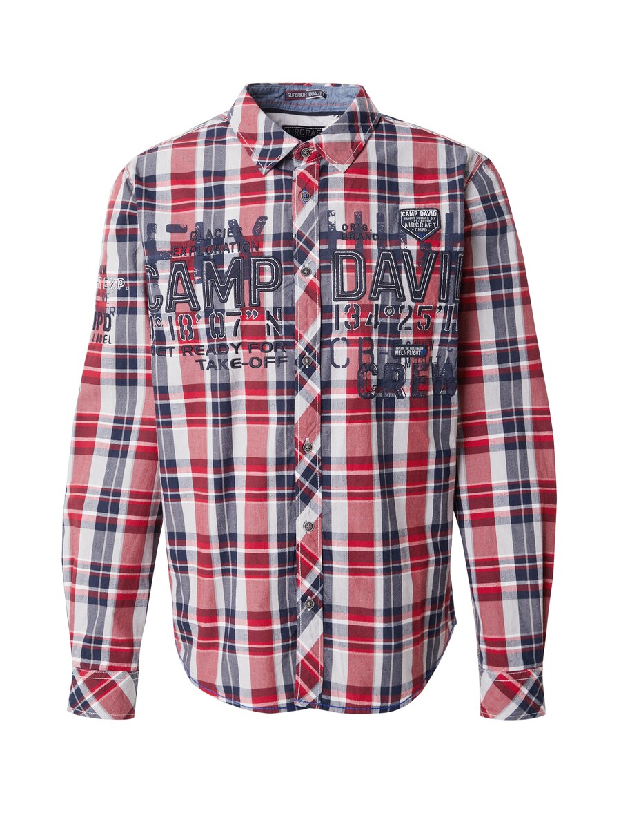 Рубашка обычного кроя на пуговицах CAMP DAVID Heli Flight, красный
Рубашка обычного кроя на пуговицах CAMP DAVID Heli Flight, красный