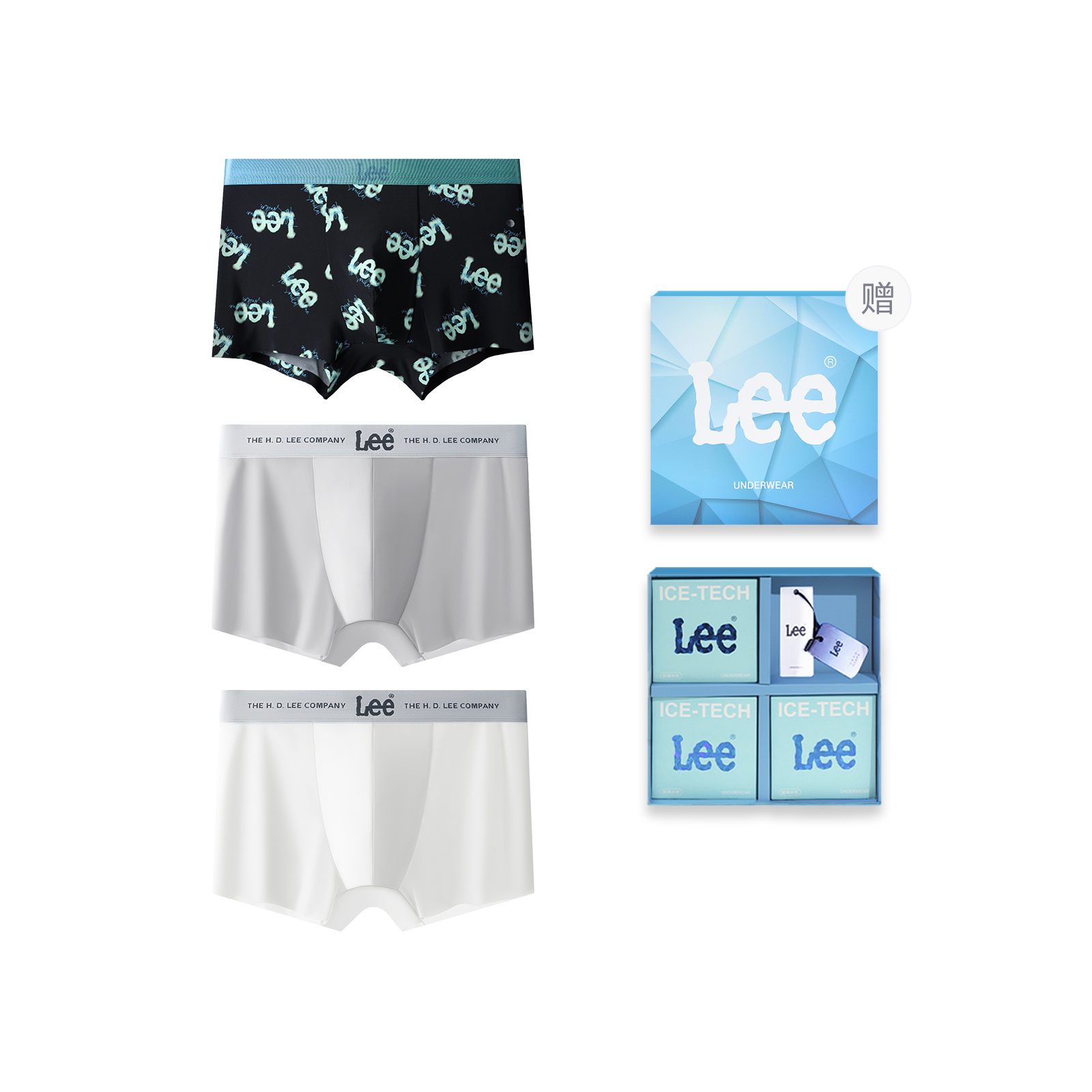 Lee Sunset 1.0 подарочный набор мужского белья 3 шт
Lee Sunset 1.0 подарочный набор мужского белья 3 шт