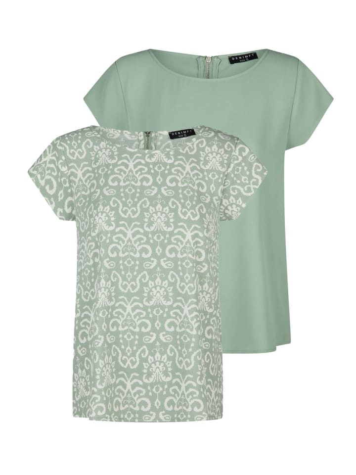 DENIMFY Комплект из двух футболок DFAda зеленого цвета, Зеленый, DENIMFY Комплект из двух футболок DFAda зеленого цвета
DENIMFY Комплект из двух футболок DFAda зеленого цвета, Зеленый, DENIMFY Комплект из двух футболок DFAda зеленого цвета