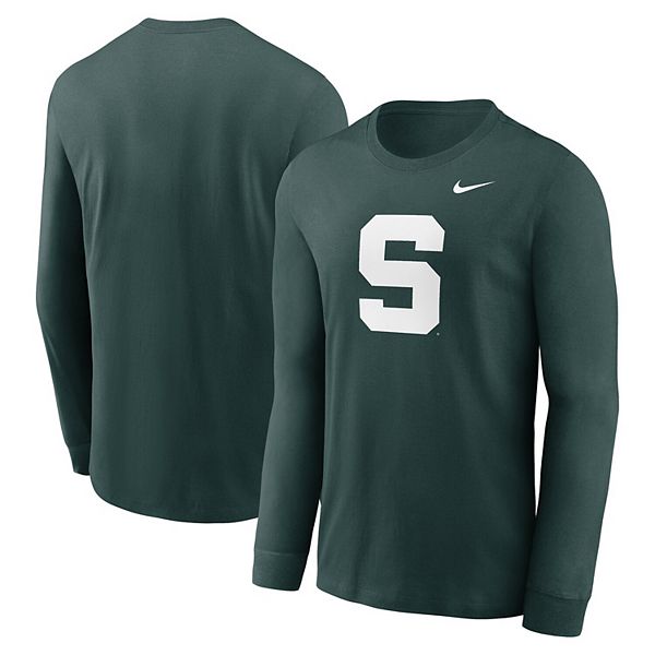 Мужская зеленая футболка с длинным рукавом Michigan State Spartans с альтернативным логотипом Nike
Мужская зеленая футболка с длинным рукавом Michigan State Spartans с альтернативным логотипом Nike