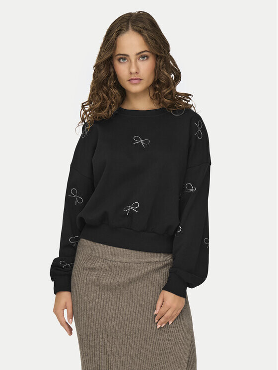 Толстовка обычного кроя Only, черный
Толстовка обычного кроя Only, черный