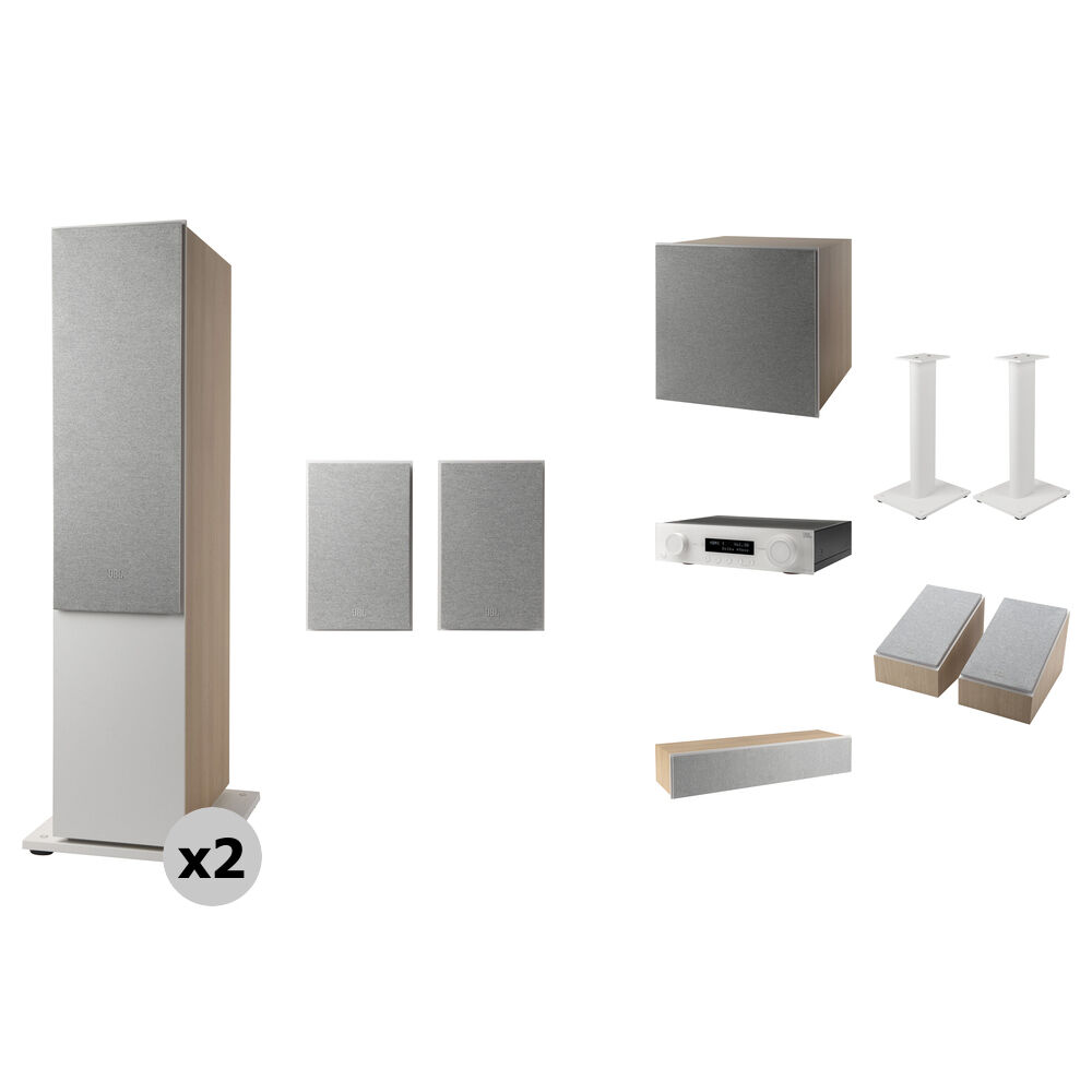 JBL MA710 7.2-канальный A/V-ресивер с динамиками Atmos Surround Sound 5.1.2 и комплектом стоек для колонок (латте/белый)
JBL MA710 7.2-канальный A/V-ресивер с динамиками Atmos Surround Sound 5.1.2 и комплектом стоек для колонок (латте/белый)