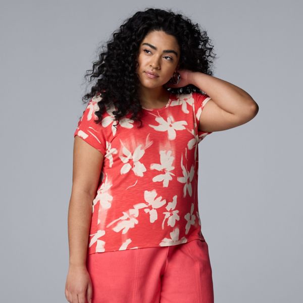 Футболка oversize с круглым вырезом и рукавом долман Simply Vera Vera Wang, цвет red faded dye floral
Футболка oversize с круглым вырезом и рукавом долман Simply Vera Vera Wang, цвет red faded dye floral