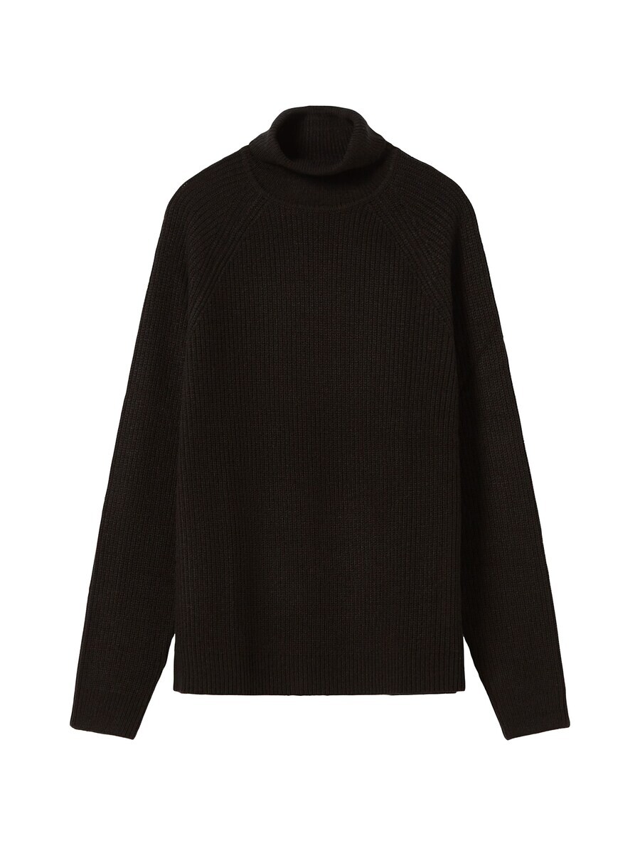 Свитер Bershka, черный 
Свитер Bershka, черный