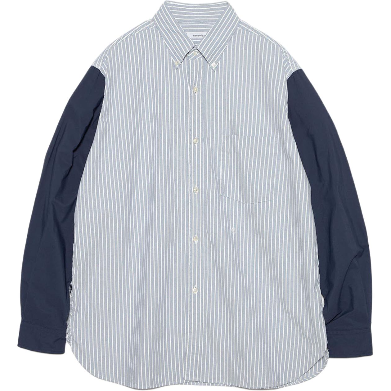 SS26 Рубашка на пуговицах в полоску Storm Unisex Nanamica, marine синий
SS26 Рубашка на пуговицах в полоску Storm Unisex Nanamica, marine синий