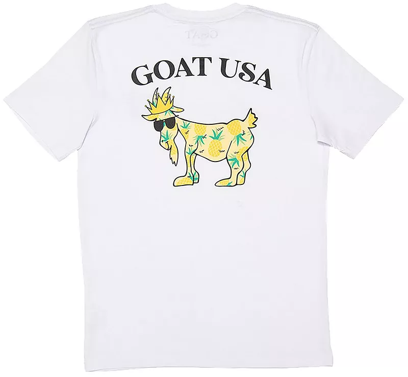 Футболка с ананасом для взрослых GOAT USA, белый
Футболка с ананасом для взрослых GOAT USA, белый