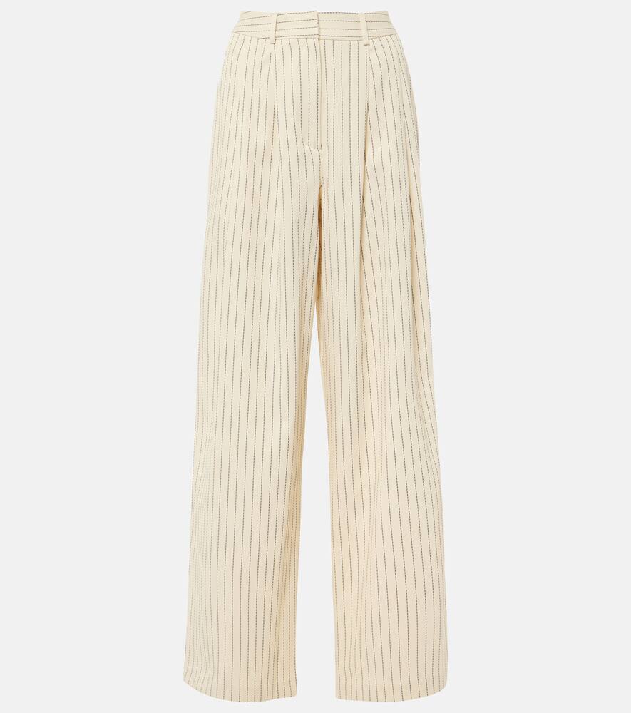 Широкие брюки-клеш из рубчатой ткани в полоску The Frankie Shop, Light Beige/Black Pinstripe
Широкие брюки-клеш из рубчатой ткани в полоску The Frankie Shop, Light Beige/Black Pinstripe