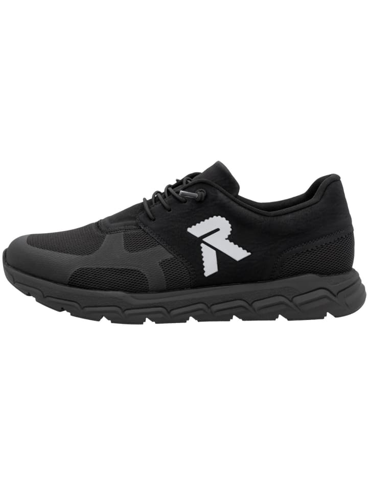 Кроссовки на шнуровке rieker, черный
Кроссовки на шнуровке rieker, черный