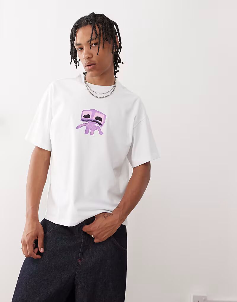 Weekday Отличная футболка свободного кроя с графическим принтом белого цвета
Weekday Отличная футболка свободного кроя с графическим принтом белого цвета