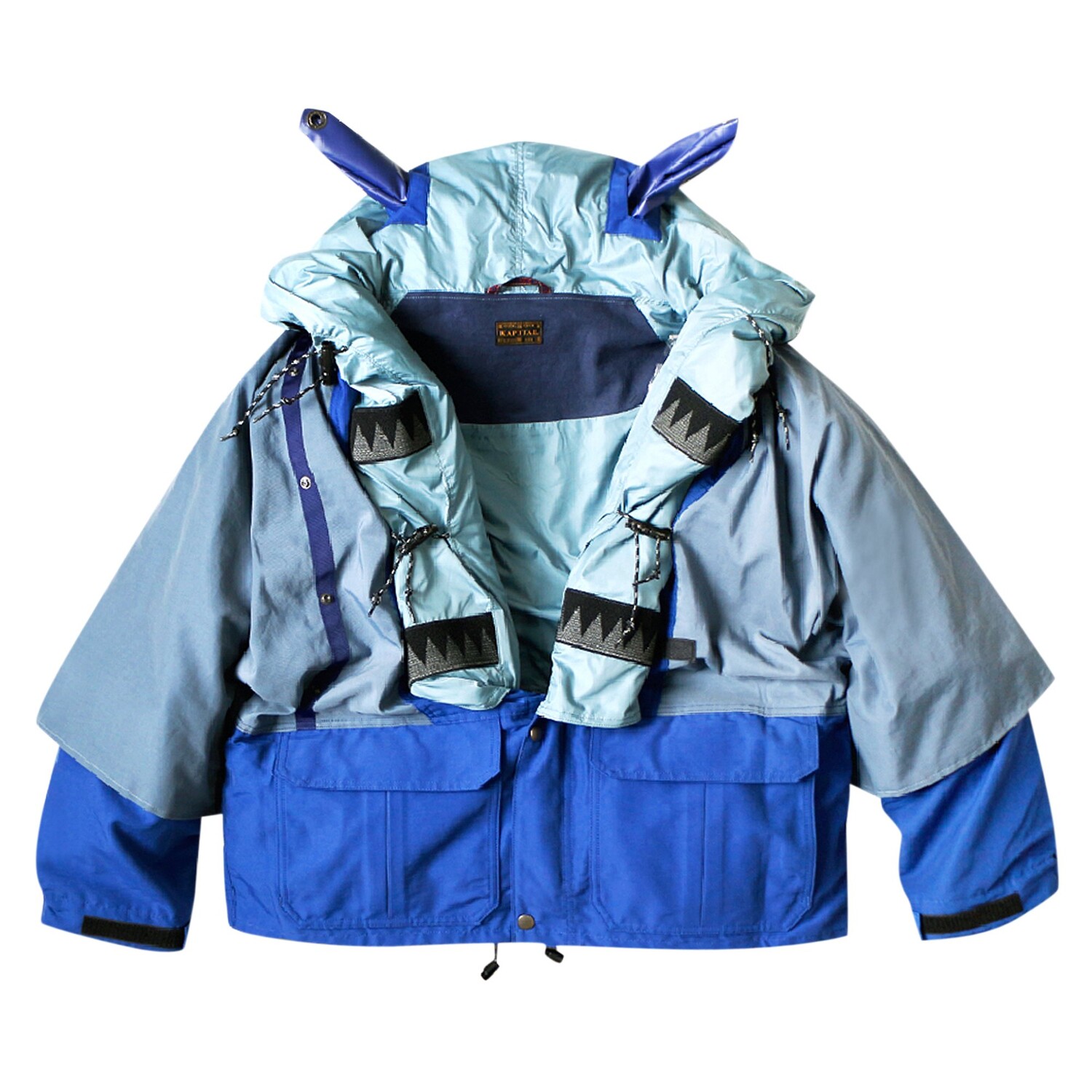 Анорак-блузон Kapital 60/40 ткань Камакура, темно-синий
Анорак-блузон Kapital 60/40 ткань Камакура, темно-синий