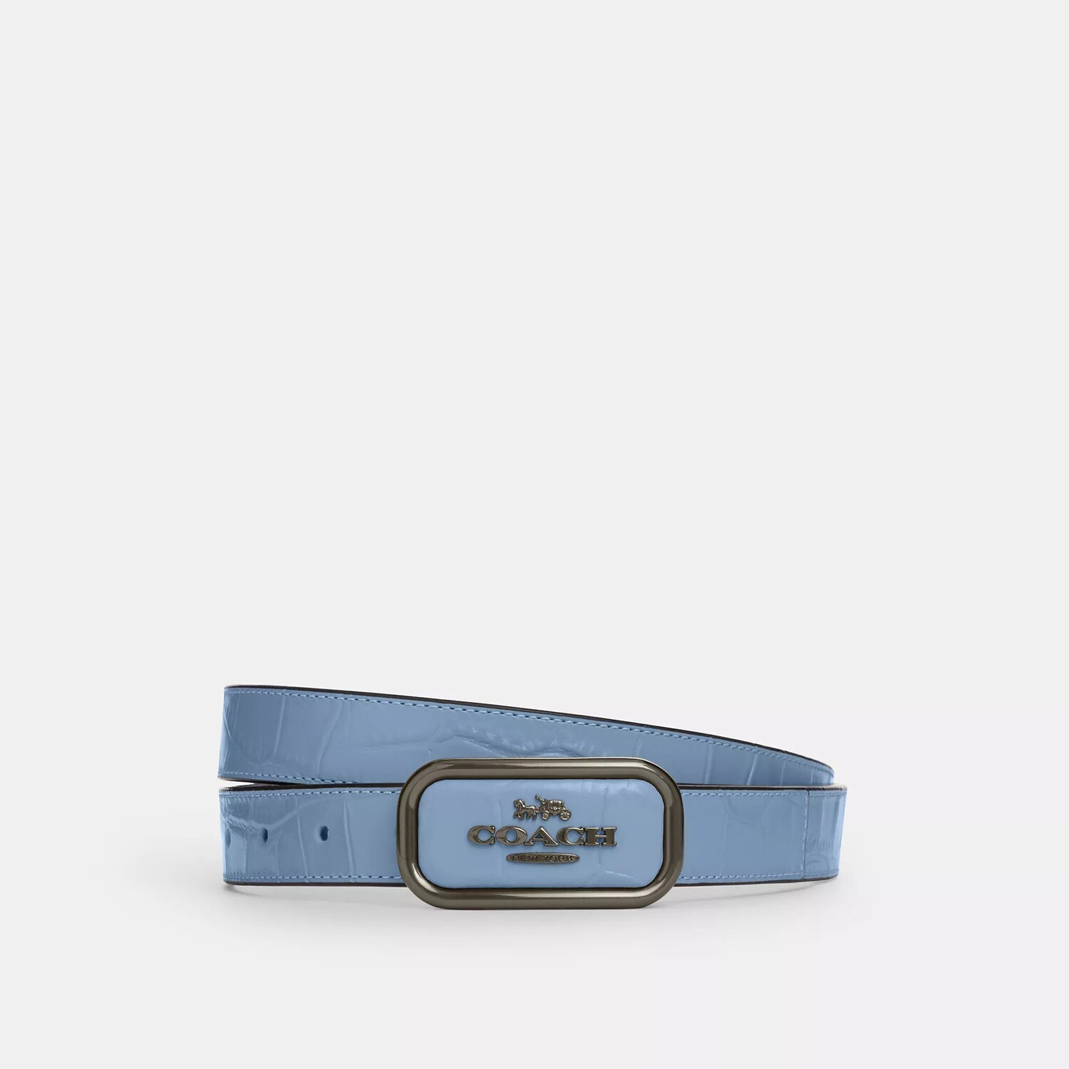 Двусторонний ремень Morgan с фирменной пряжкой Coach Outlet, 25 мм, цвет Gunmetal/Cornflower
Двусторонний ремень Morgan с фирменной пряжкой Coach Outlet, 25 мм, цвет Gunmetal/Cornflower