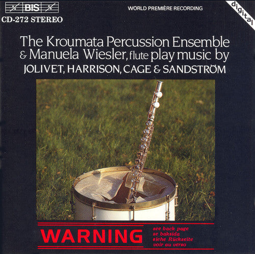 CD диск Harrison / Cage / Wiseler / Kpe: Suite en Concert Pour Flute & Percussion
CD диск Harrison / Cage / Wiseler / Kpe: Suite en Concert Pour Flute & Percussion