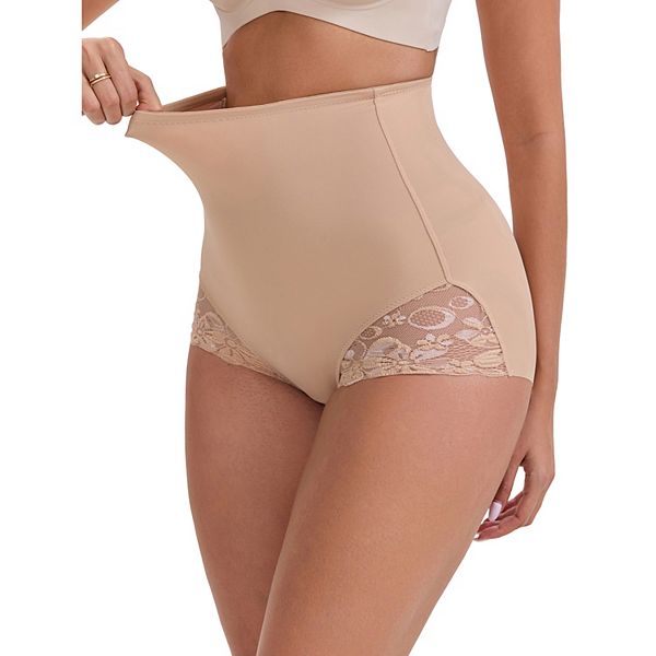 Женские утягивающие трусы с высокой талией и кружевной отделкой Inspire Chic, Beige
Женские утягивающие трусы с высокой талией и кружевной отделкой Inspire Chic, Beige