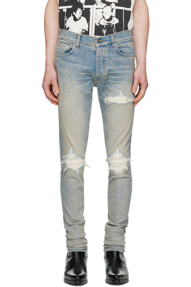 Джинсы Mx1 из ультразамши Amiri, индиго
Джинсы Mx1 из ультразамши Amiri, индиго