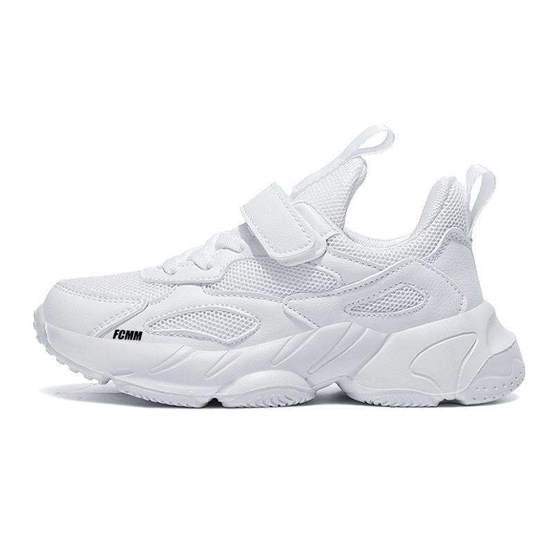 FCMM Белые детские повседневные кроссовки с амортизацией и дышащими свойствами
FCMM Белые детские повседневные кроссовки с амортизацией и дышащими свойствами