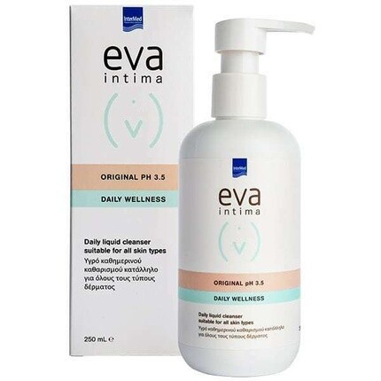Eva Intima Original Ph 3.5 Daily Wellness Жидкое очищающее средство для интимной зоны 250 мл, Intermed
Eva Intima Original Ph 3.5 Daily Wellness Жидкое очищающее средство для интимной зоны 250 мл, Intermed