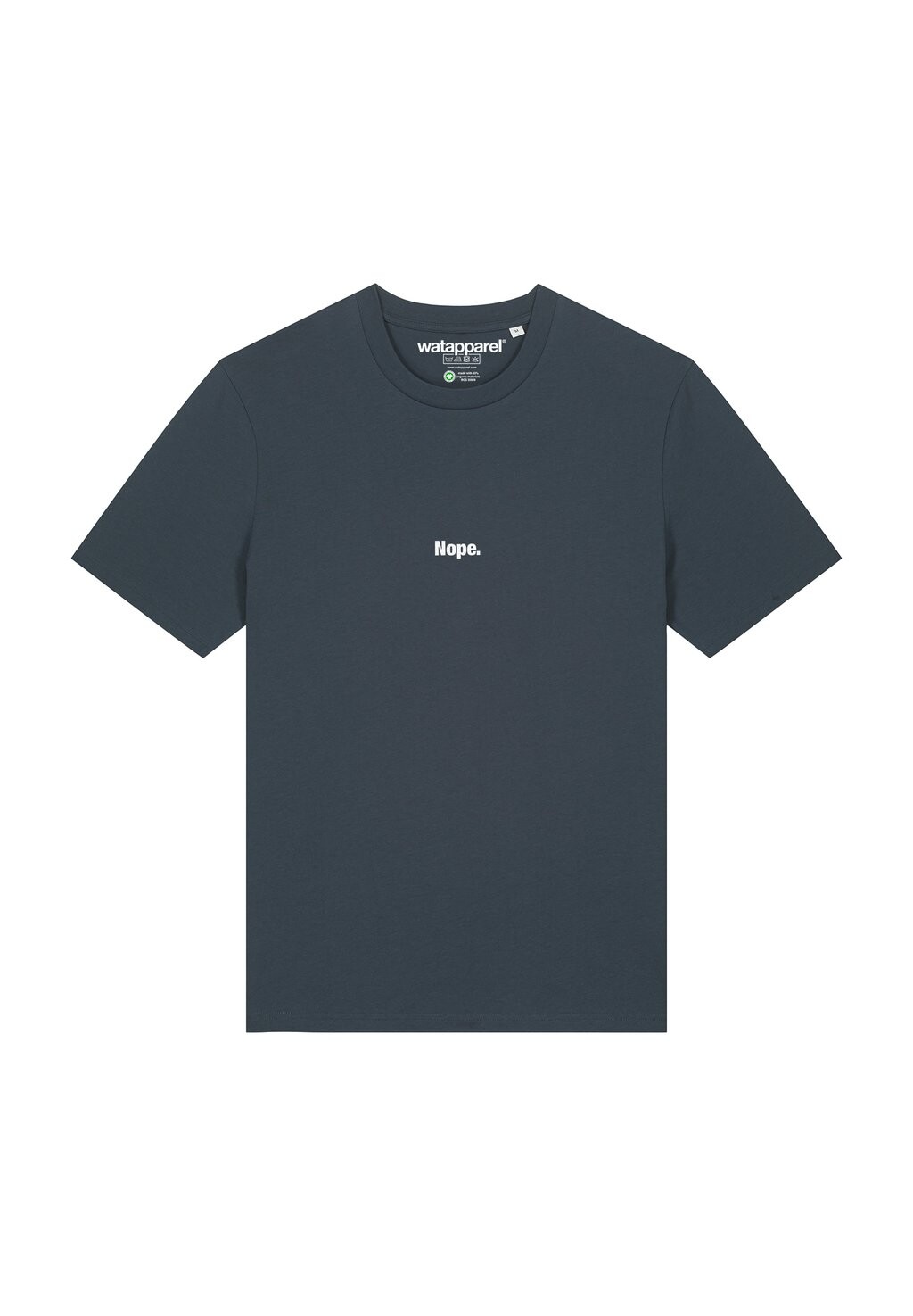 Базовая футболка NOPE watapparel, антрацит
Базовая футболка NOPE watapparel, антрацит