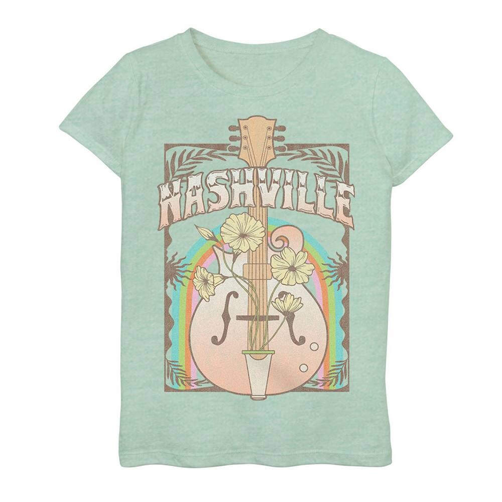 Футболка с рисунком в виде гитары и цветов в радужной упаковке для девочек 7–16 лет в Нэшвилле Licensed Character, цвет Mint
Футболка с рисунком в виде гитары и цветов в радужной упаковке для девочек 7–16 лет в Нэшвилле Licensed Character, цвет Mint