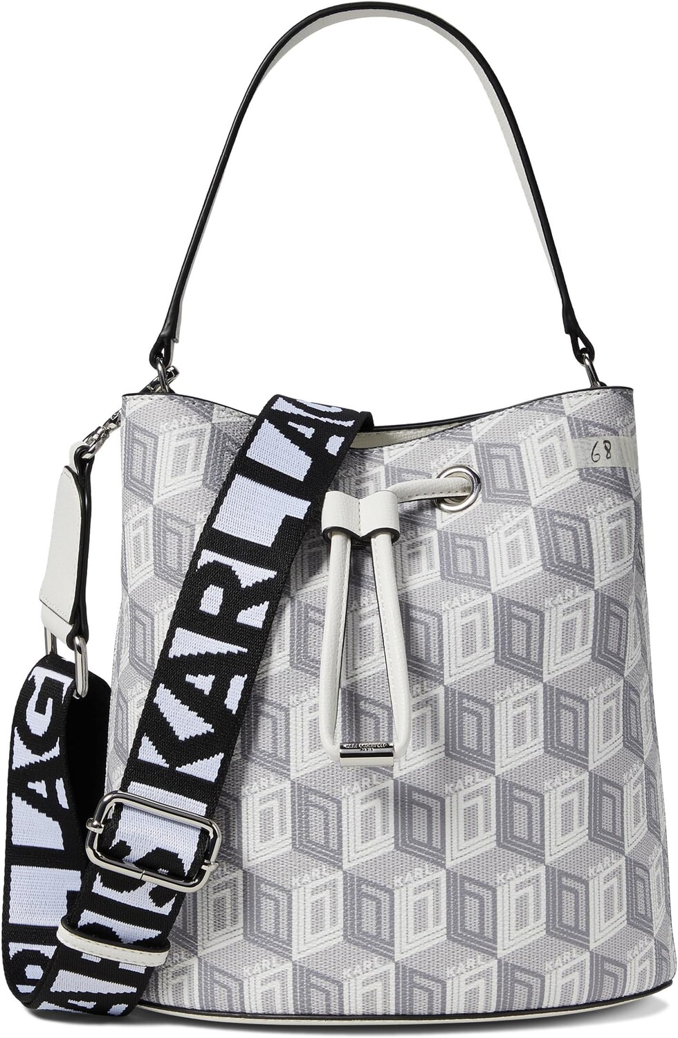 Сумка Karl Lagerfeld Paris Adele Bucket, цвет White/Grey, Белый, Сумка Karl Lagerfeld Paris Adele Bucket, цвет White/Grey 
Сумка Karl Lagerfeld Paris Adele Bucket, цвет White/Grey, Белый, Сумка Karl Lagerfeld Paris Adele Bucket, цвет White/Grey