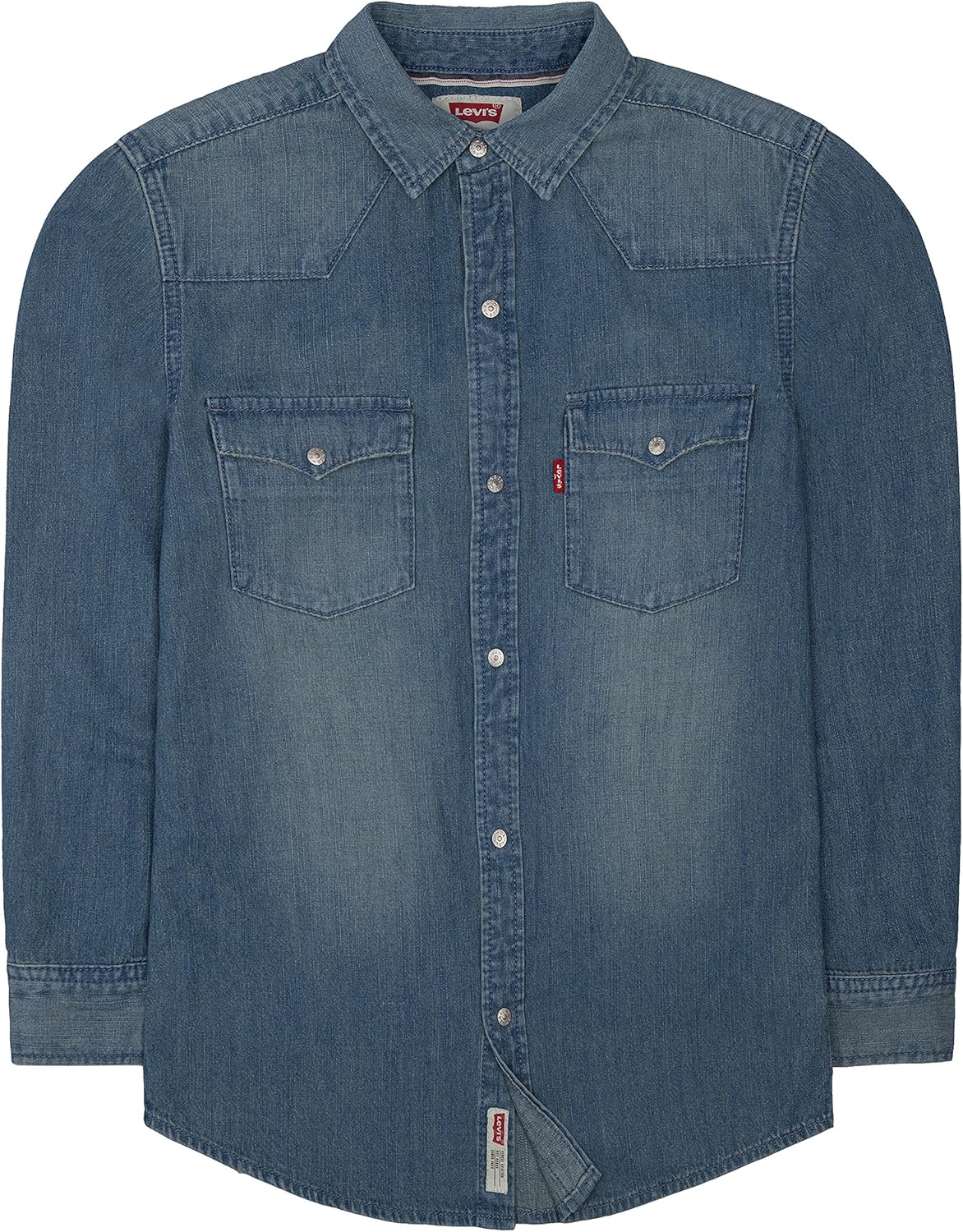 Рубашка Levi's для мальчиков с длинным рукавом и одним карманом на пуговицах, Vintage Stone
Рубашка Levi's для мальчиков с длинным рукавом и одним карманом на пуговицах, Vintage Stone