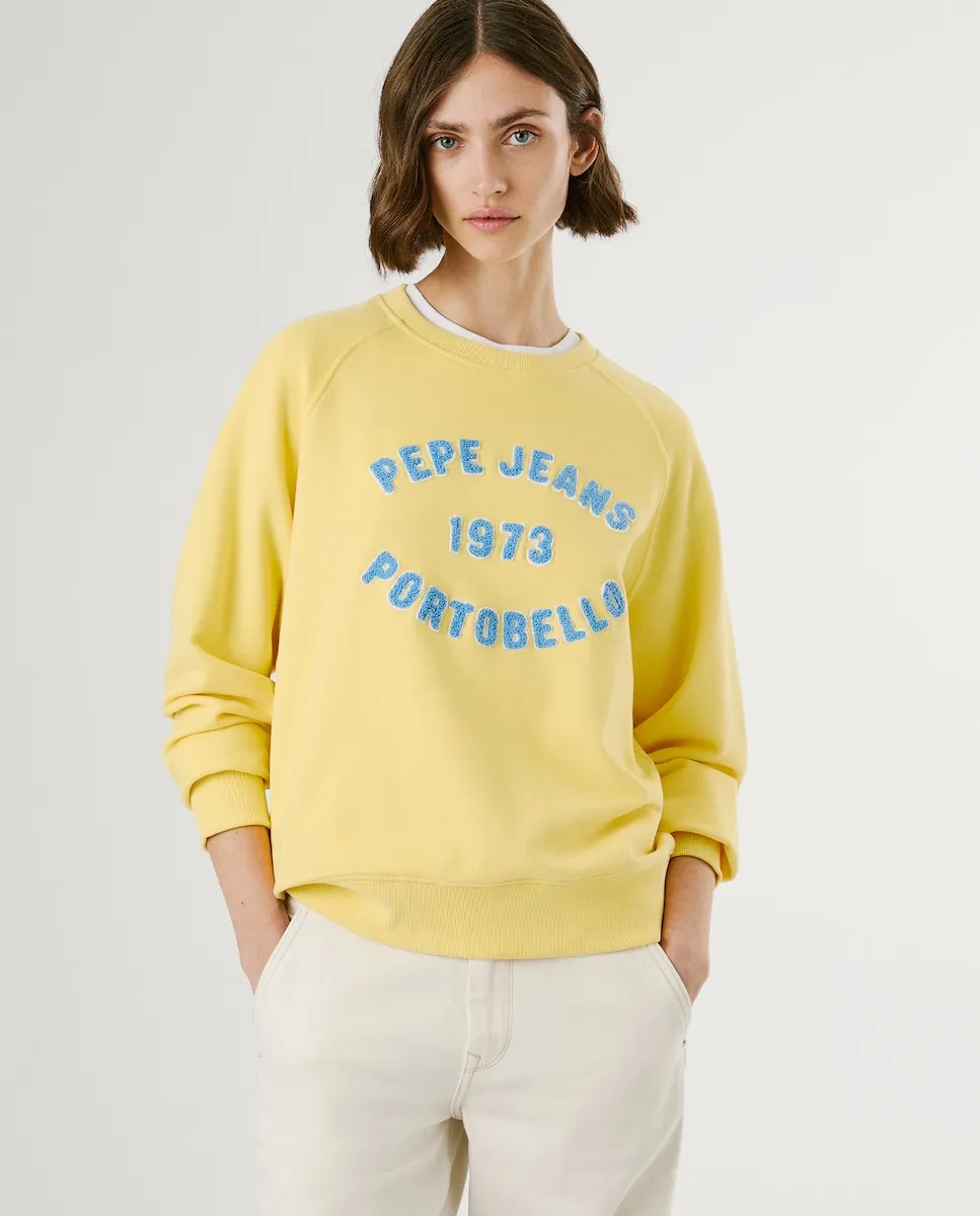 Женская толстовка с регланными рукавами и принтом с логотипом Pepe Jeans, желтый
Женская толстовка с регланными рукавами и принтом с логотипом Pepe Jeans, желтый