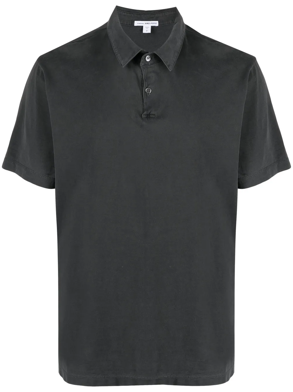 Рубашка поло из джерси James Perse, серый 
Рубашка поло из джерси James Perse, серый