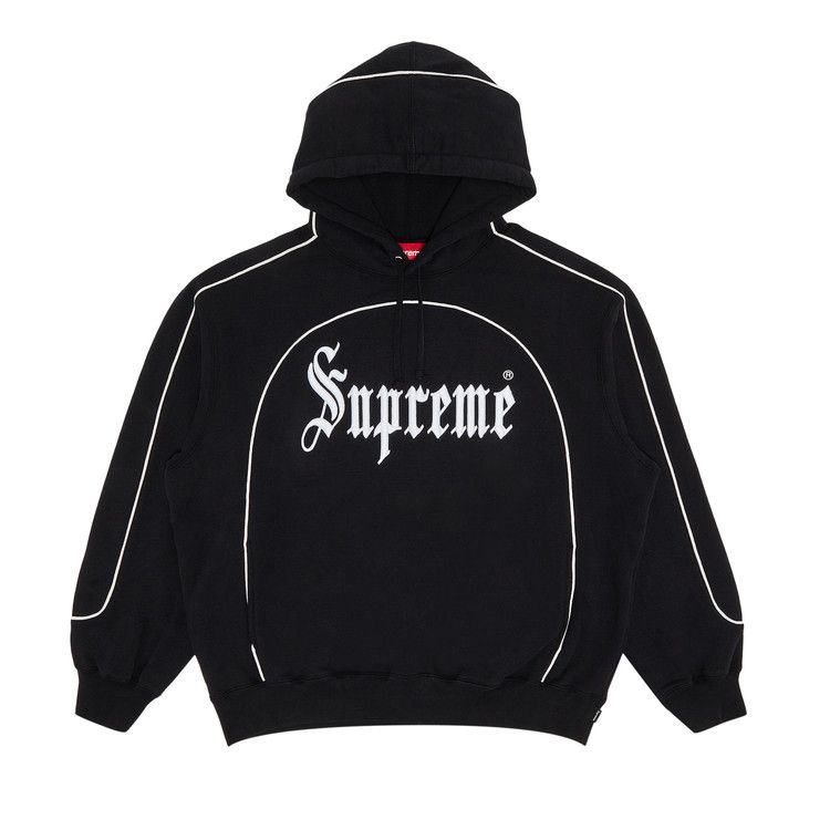 Толстовка Supreme Curve Piping Hooded Sweatshirt, Black
Толстовка Supreme Curve Piping Hooded Sweatshirt, Black