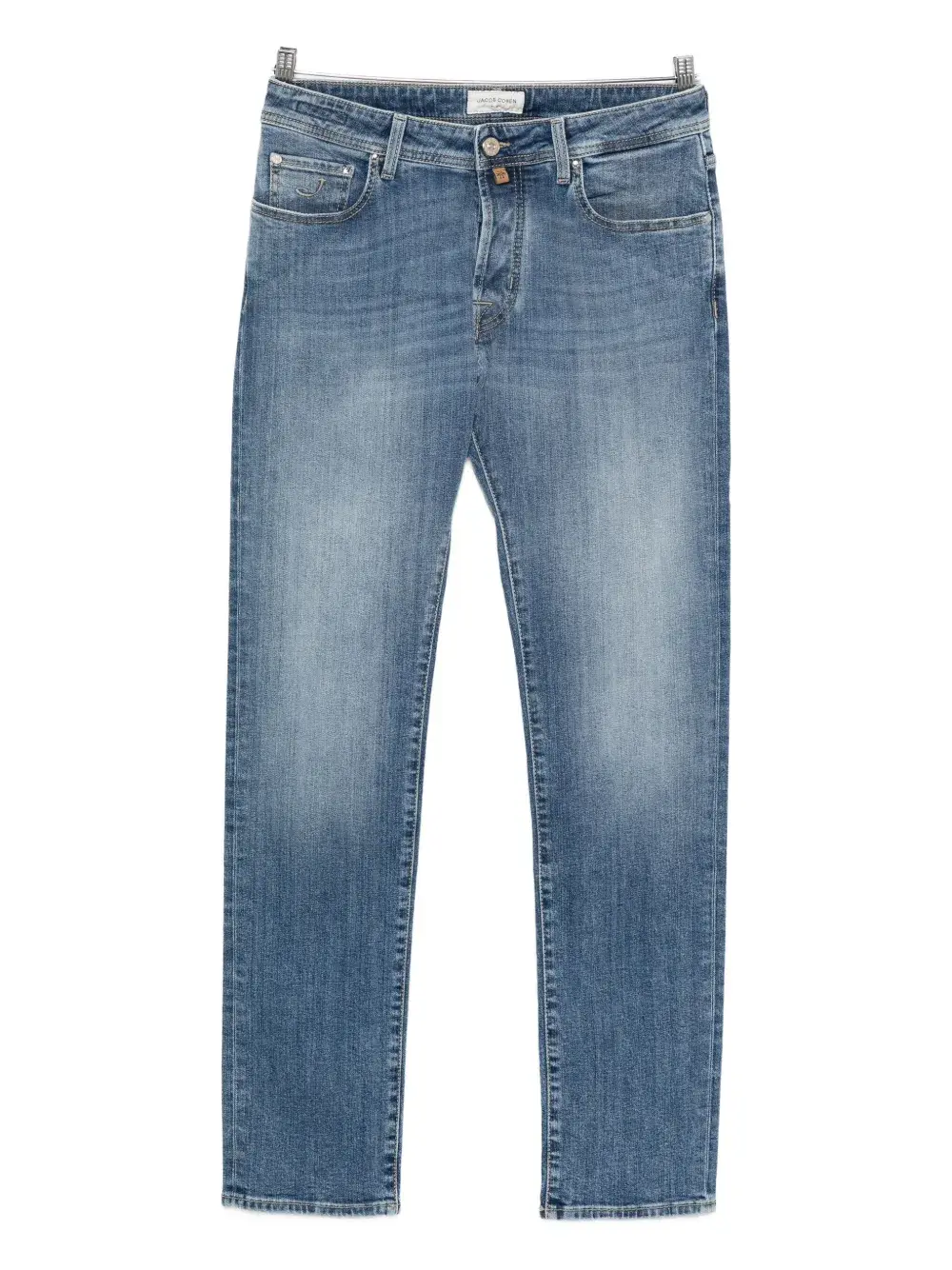 Джинсы с эффектом потертостей Jacob Cohen, синий
Джинсы с эффектом потертостей Jacob Cohen, синий
