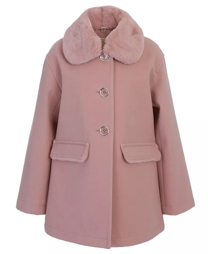 Куртка с воротником из искусственной шерсти для больших девочек Michael Kors, розовый
Куртка с воротником из искусственной шерсти для больших девочек Michael Kors, розовый